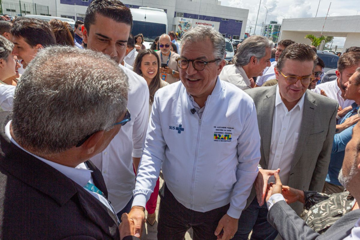 Ministro da Saúde, Alexandre Padilha, em Caruaru