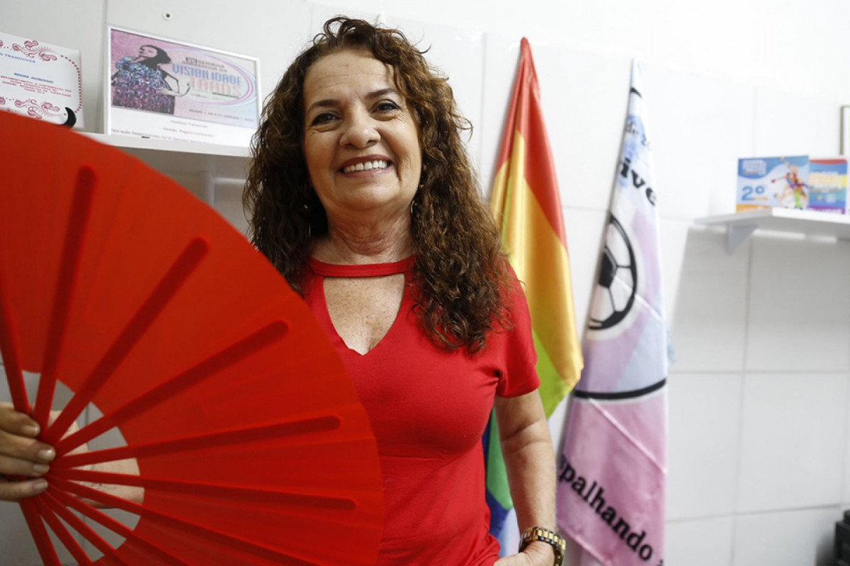 Regina Guimaraes é presidente do Instituto Transviver/Crysli Viana/DP Regina Guimaraes é presidente do Instituto Transviver/Crysli Viana/DP